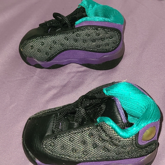 Air Jordan 13 Retro  Toddler Baby Size 4 C Holographic Sparkle - Picture 2 of 7